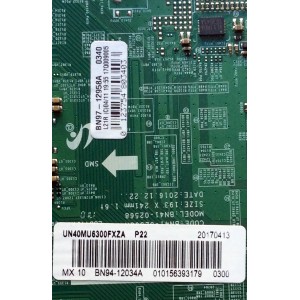 MAIN / NO TIENE (VALUM) TUNER DAÑADO)) / SAMSUNG BN94-12034A / BN97-12958A / BN41-02568A / PANEL CY-GK040HGLV3H / MODELO  UN40MU6300FXZA FA01